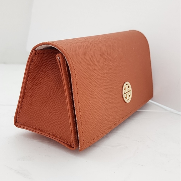 Tory Burch Orange Sunglasses Eyeglasses Case - Picture 2 of 6